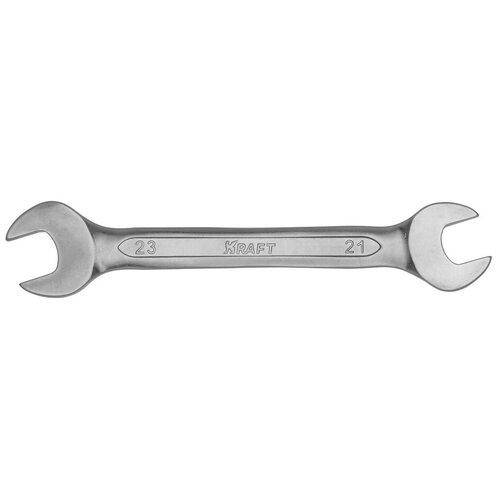 Ключ рожковый KRAFT KT700533, 23 мм х 21 мм kraft ключ рожковый 13 14мм cr v хол штамп kt 700528