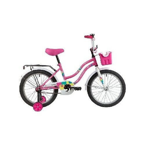 Велосипед детский 18 NOVATRACK TETRIS рост до 125 см 6-7 лет фиолетовый - розовый 789000₽