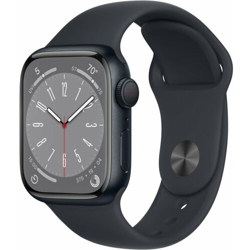 Умные часы APPLE Watch Series 8 GPS 41mm Midnight Aluminium Case with Midnight Sport Band MNPC3 / MNP53