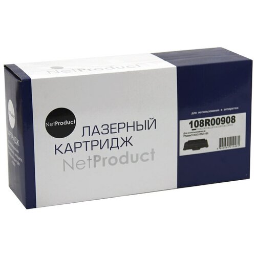 Картридж NetProduct N-108R00908, 1500 стр, черный картридж netproduct n cf283a 1500 стр черный