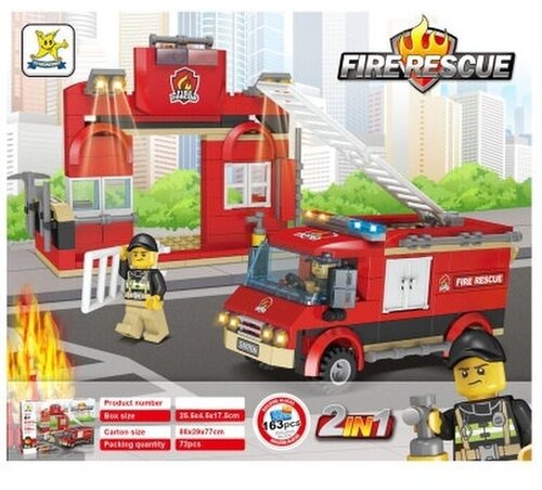 3д конструктор для мальчиков пожарная станция
