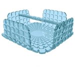 Салфетница квадратная tiffany голубая - изображение