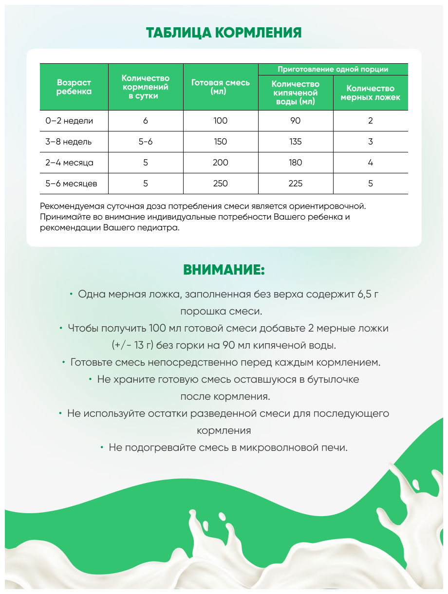 Адаптированная сухая молочная смесь GOATTINY ® 1 на основе цельного козьего молока для детей с рождения 400 г