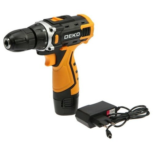 Дрель-шуруповерт DEKO Banger 12 V SET 1 аккумуляторная 1х15 Ач ЗУ 1350 обмин 369800₽