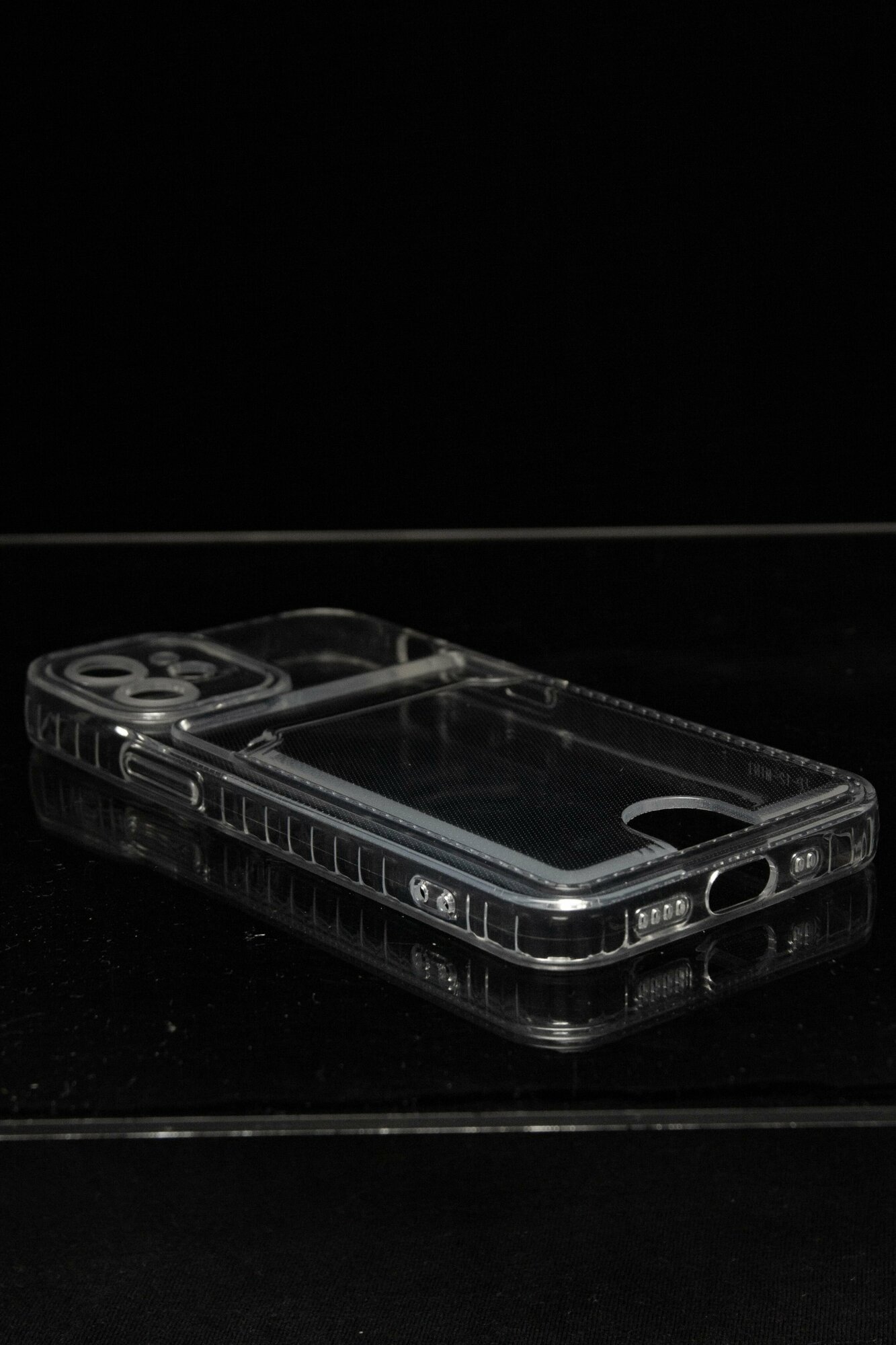 Чехол для карты на Apple iPhone 12 Mini / чехол на айфон 12 мини прозрачный