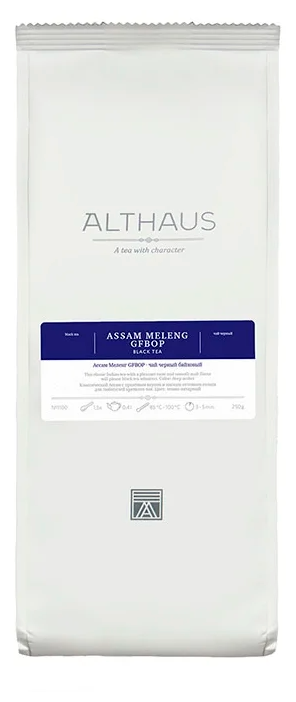 Черный листовой чай Althaus Assam Meleng GFBOP (Асаам Меленг GFBOP), 250 гр.