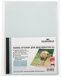 DURABLE Папка-уголок А4, 180 мкм, 10шт, бесцветный