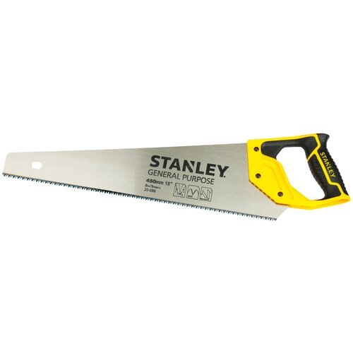 Ножовка по дереву STANLEY General Purpose 1-20-086 450 мм