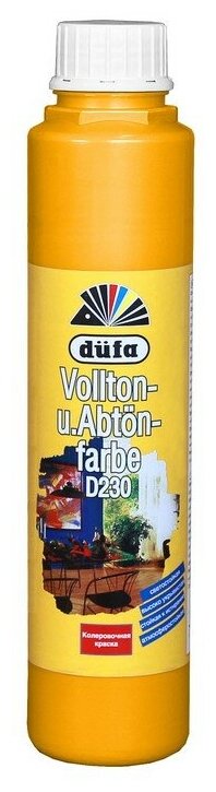 Колорант, краситель Dufa Vollton und Abtonfarbe D230 (0,75л) желтый 101