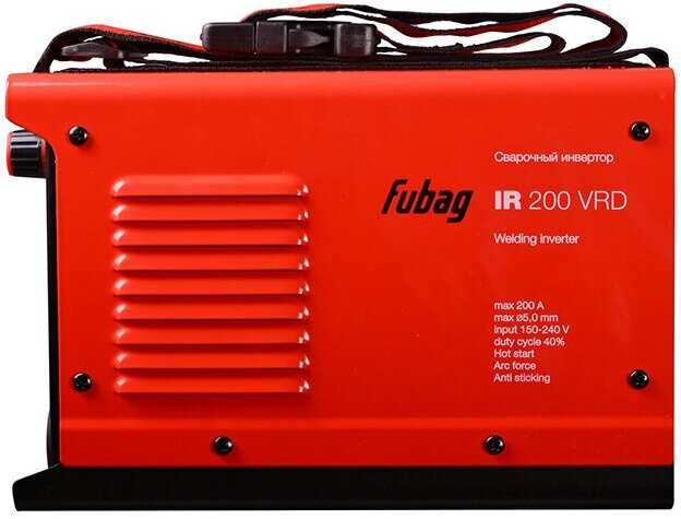 Сварочный аппарат Fubag IR 200 VRD + маска сварщика Fubag IR 11N S "Хамелеон" - фотография № 6