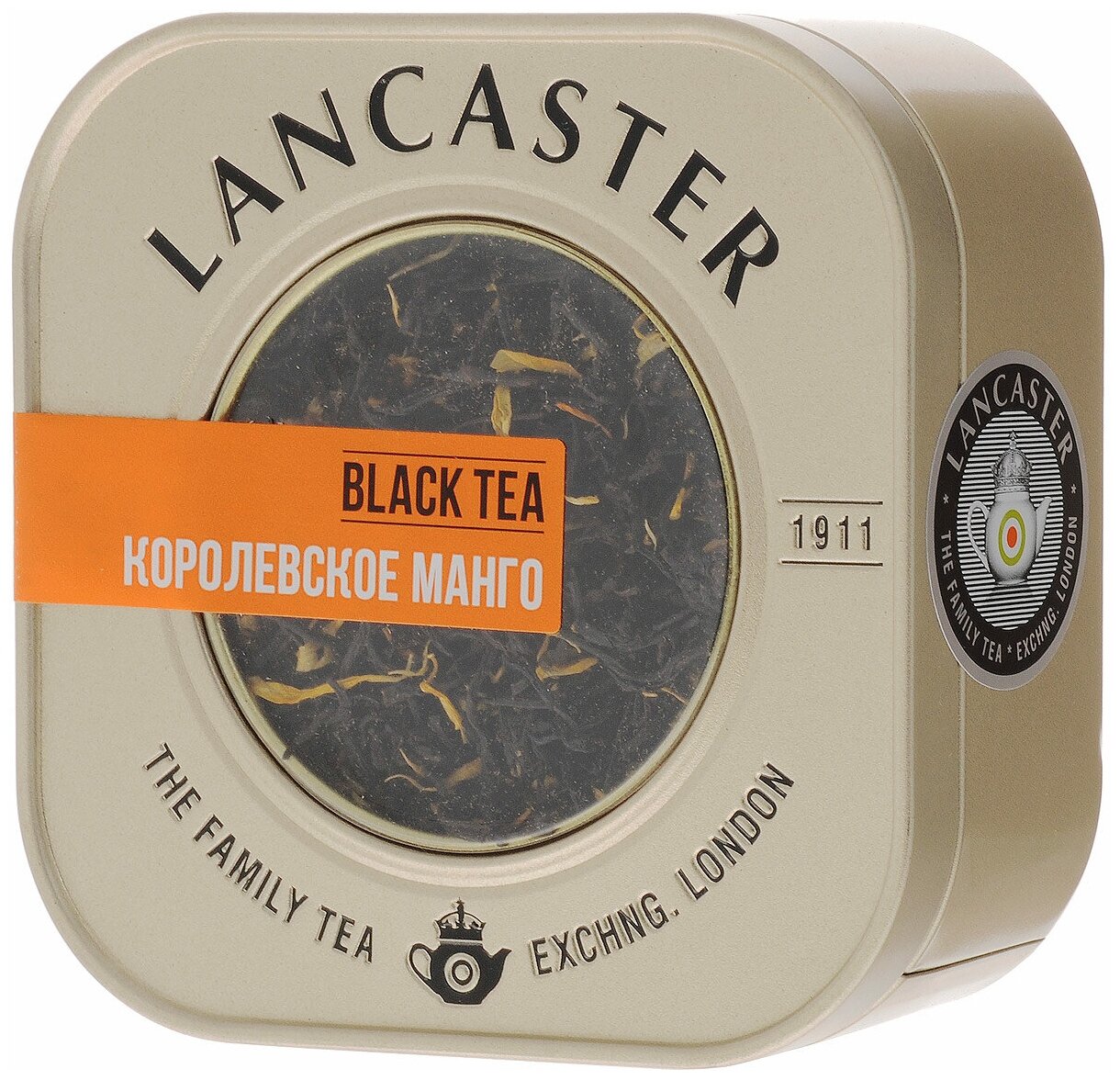 Чай LANCASTER черный с ароматом манго ж/б 75г - фотография № 2