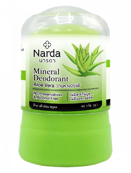 Narda Дезодорант Aloe Vera, кристалл (минерал), 45 мл, 1 шт.