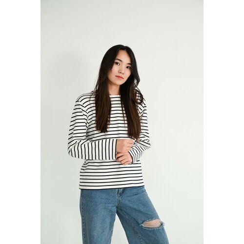 Свитшот Берегите Птиц, размер one size, синий, белый