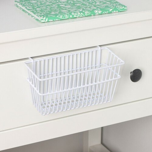 Корзина подвесная Доляна 20810 см цвет белый 697₽