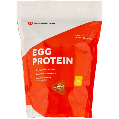 Протеин Pure Protein Egg Protein, 600 гр., шоколадное печенье протеин pure protein multi protein 600 гр шоколадное печенье