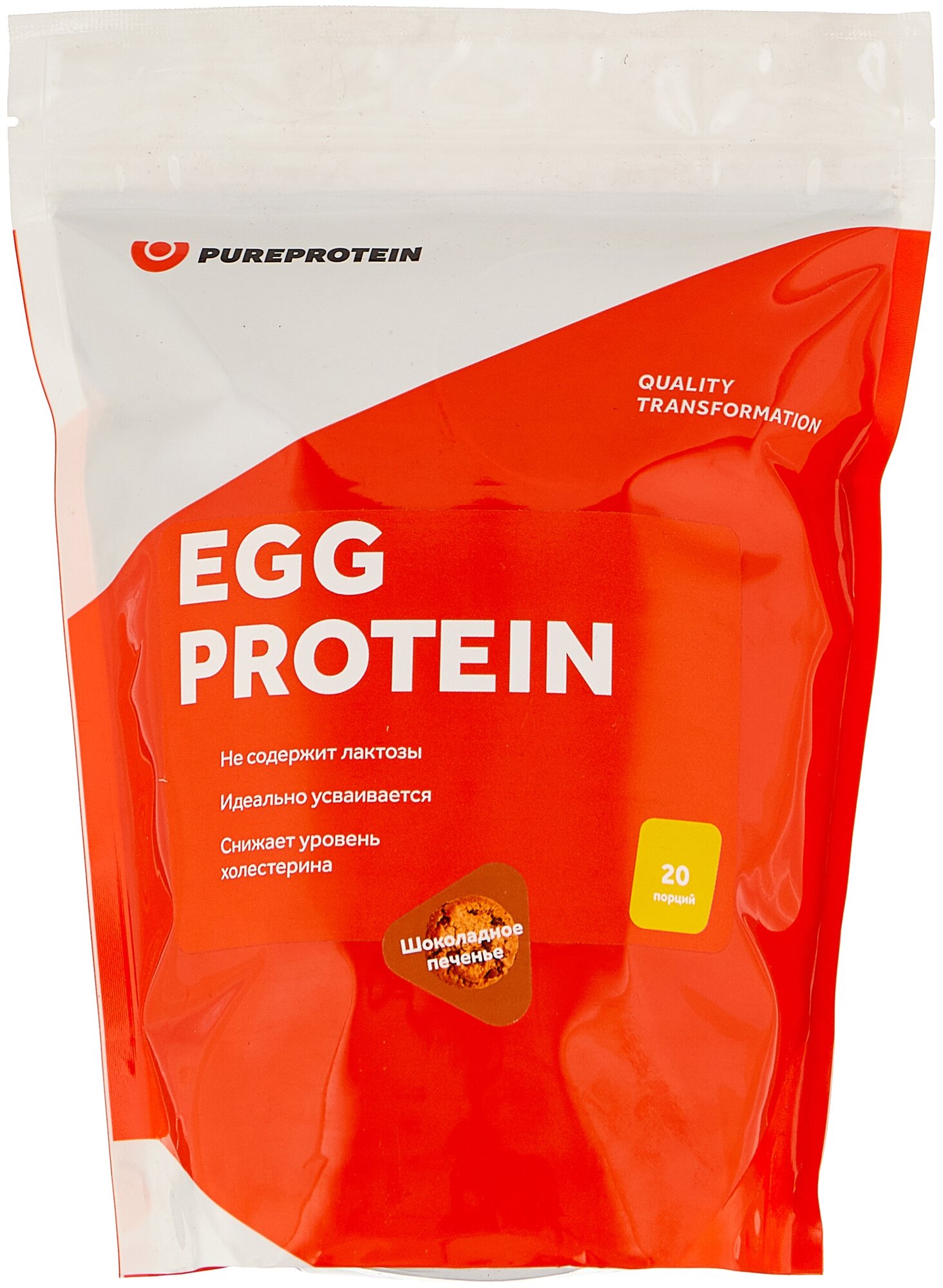 Яичный протеин Egg Protein от PureProtein 600 г : Шоколадное печенье