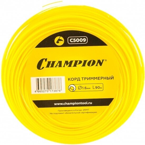 Триммерная леска Champion C5009 Round 1.6мм* 90м