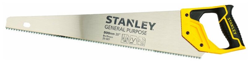 Ножовка по дереву STANLEY General Purpose 1-20-087 500 мм