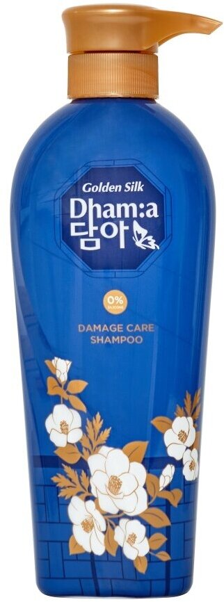 Восстанавливающий шампунь для тонких волос с цветочным ароматом LION Dhama damage care shampoo