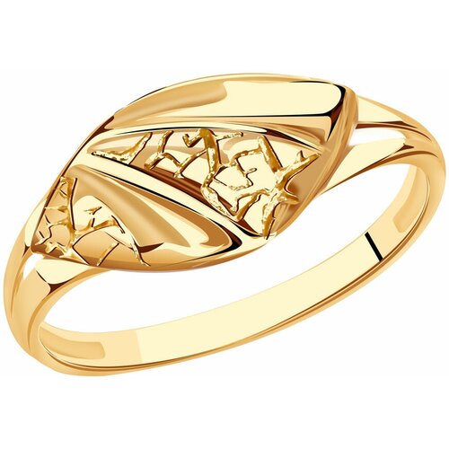 фото Кольцо diamant online, золото, 585 проба, размер 18