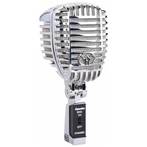 Микрофон проводной Superlux WH5, разъем: XLR 3 pin (M), серебристый