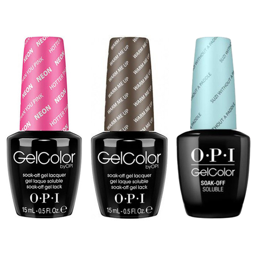 OPI Набор для маникюра Gel Color, 15 мл opi гель лак gelcolor fiji 15 мл suzi without a paddle