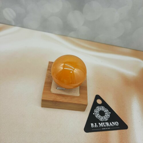 Кольцо PJ Murano, безразмерное, желтый