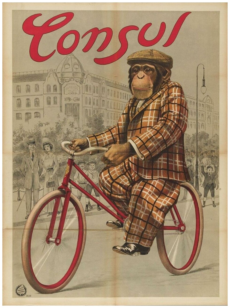 Велосипеды - Обезьяна на велосипеде Consul