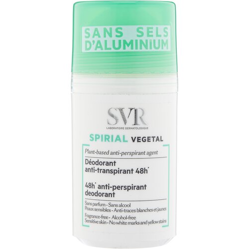 SVR Спириал Дезодорант-антиперспирант растительный 50мл свр спириал дезодорант ролл он 50мл 1014216