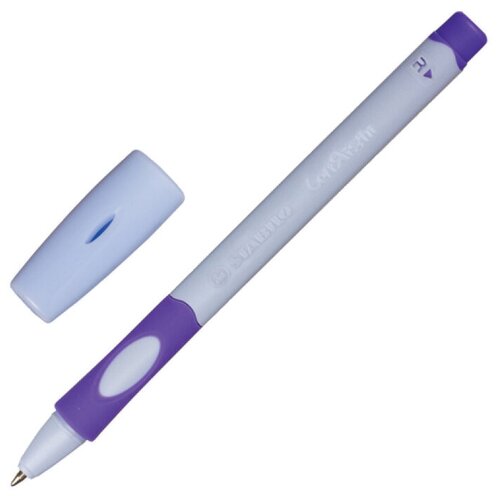 Купить STABILO ручка шариковая Left Right для правшей, 0.8 мм, 6328/1-10-41, синий цвет чернил, 1 шт.