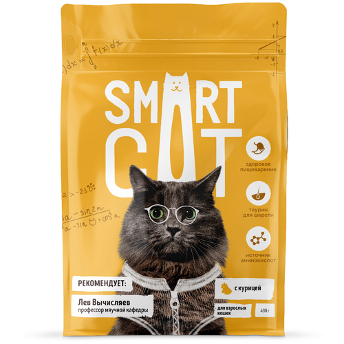 Сухой корм для кошек Smart Cat С курицей 5 кг