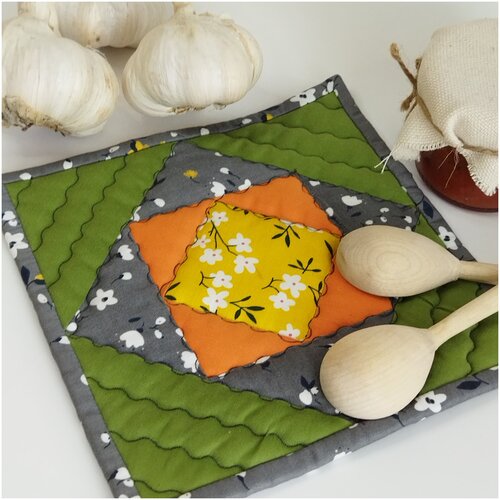 Прихватка для Кухни Авторская работа 1 шт. 18х18 см