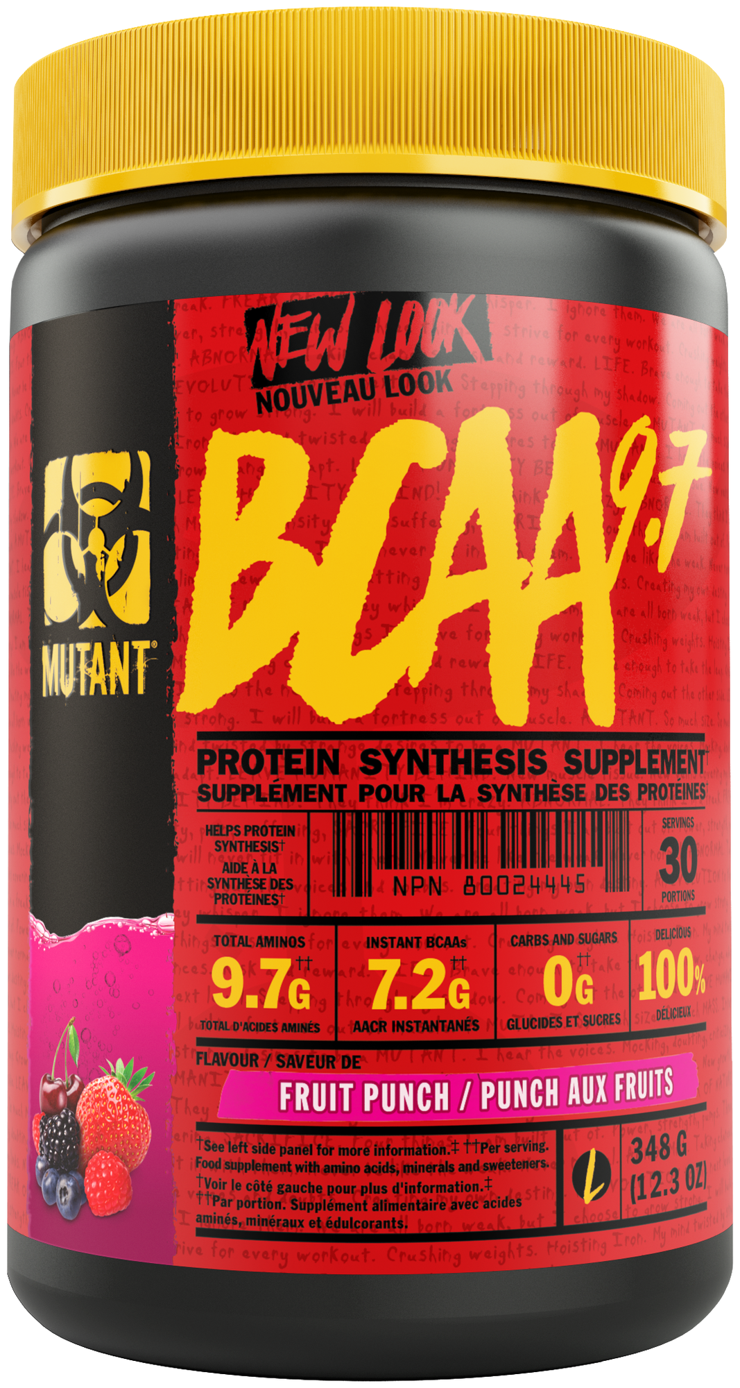 MUTANT BCAA 9,7 (348 г) (Fruit punch)