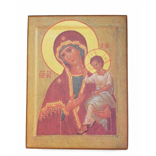 Икона Богородица. Воспитание, размер иконы - 15x18 икона богородица скорбящая размер иконы 15x18
