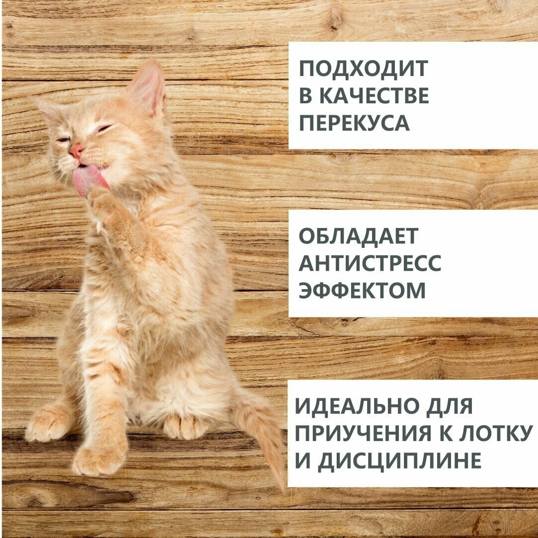 Лакомство для кошек For Liked, мясо индейки, 5х25г - фотография № 4