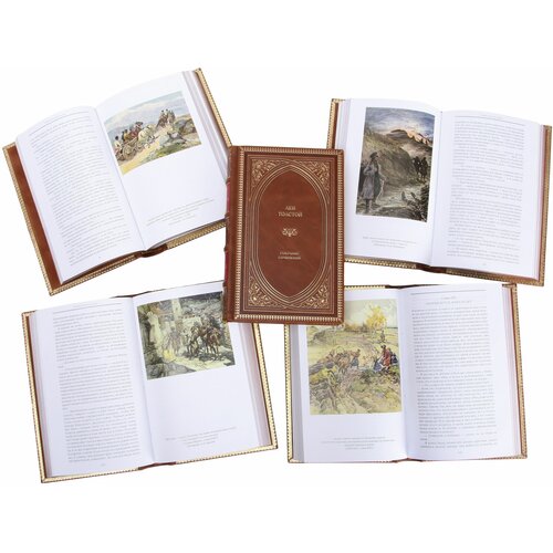 Книги Толстой Лев собрание сочинений в 13 томах подарочное издание ручной работы