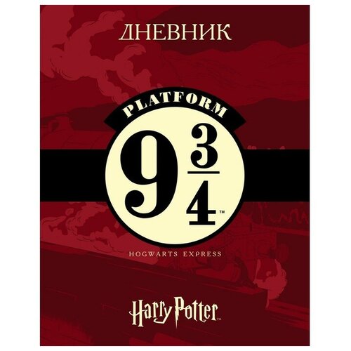 Дневник твердая обложка 1-11 класс 40 листов, Гарри Поттер, матовая ламинация гарри поттер дневник твердая обложка 1 11 класс 40 листов гарри поттер глянцевая ламинация