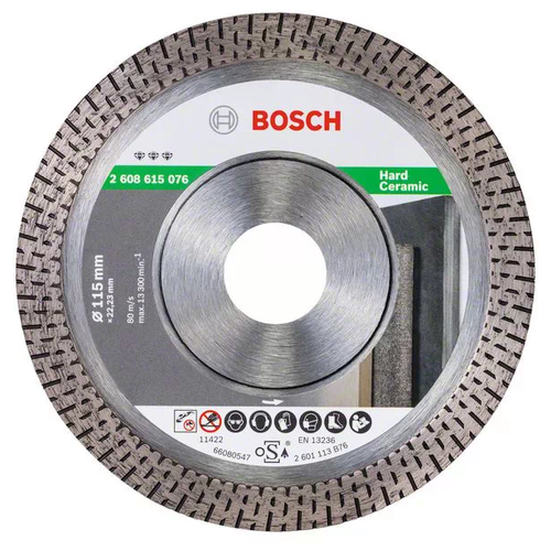 Алмазный диск BOSCH Bf HardCeramic 115/22,23