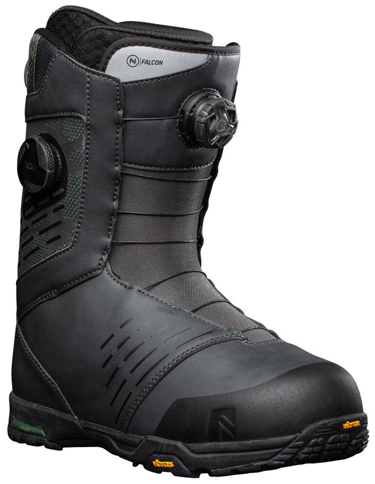 Ботинки сноубордические NIDECKER FALCON FOCUS (21/22) Black, 12 US