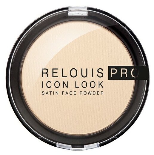 Пудра компактная для лица `RELOUIS` `RELOUIS PRO` ICON LOOK SATIN FACE POWDER тон 00