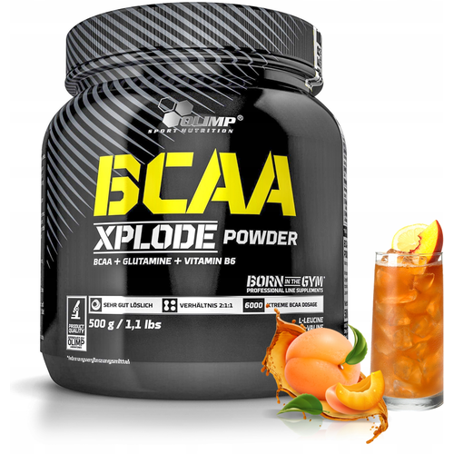 Аминокислоты OLIMP AMINO BCAA XPLODE POWDER 500 г Ледяной персиковый чай olimp amino eaa xplode powder аминокислоты 520 гр ледяной персиковый чай