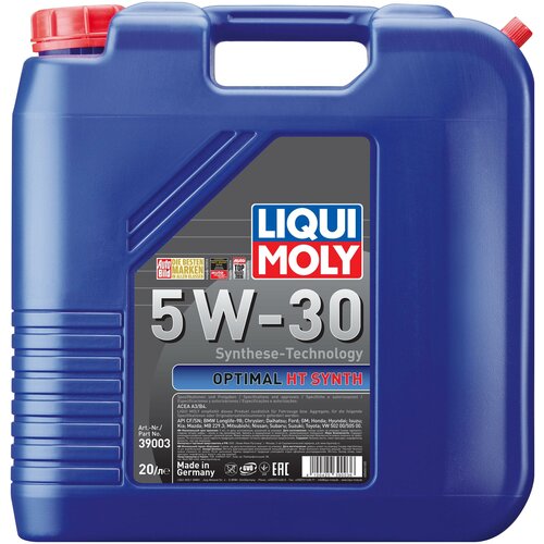 Liqui moly Масло Моторное Optimal Ht Synth 5w-30 (20l)