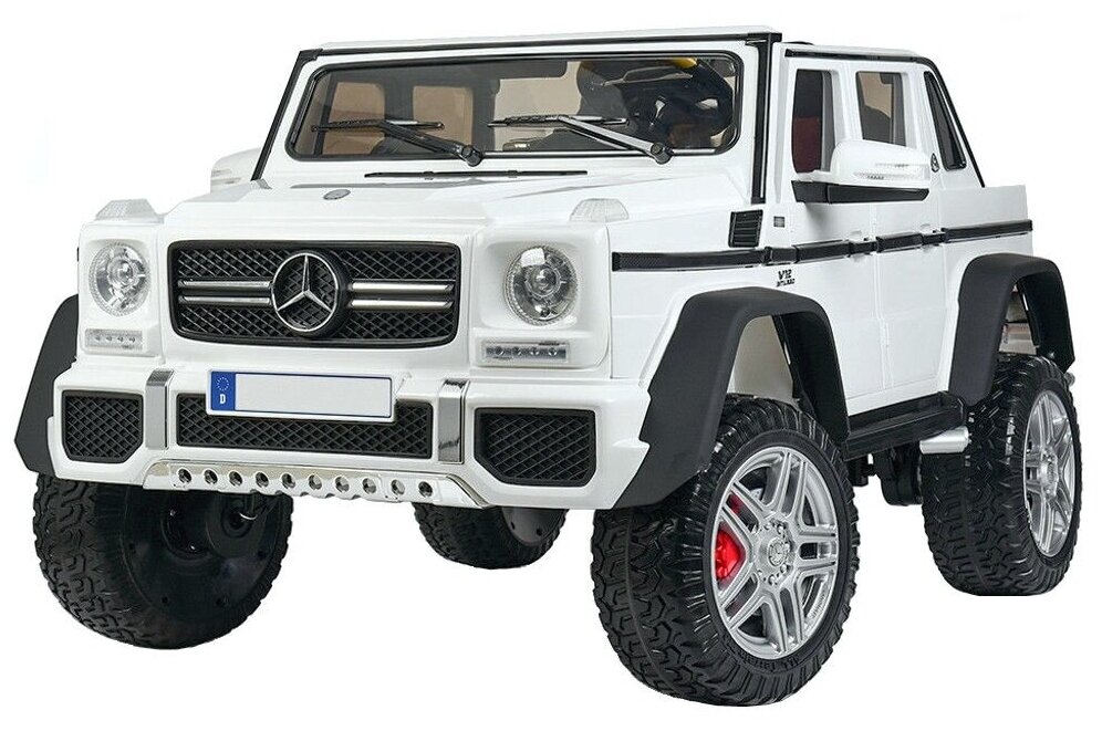 TOYLAND Электромобиль Mercedes-Benz Maybach G650 AMG 4x4 (белый)