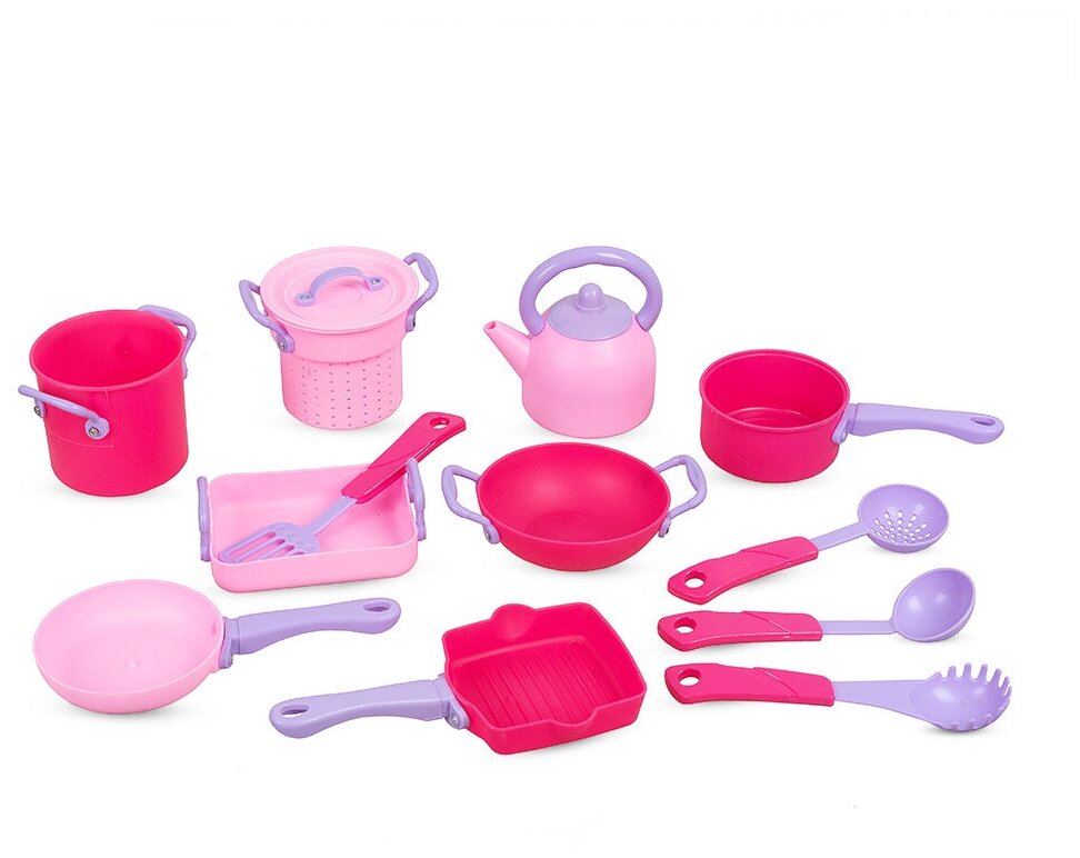 Набор детской посуды, 13 предметов (C0240)