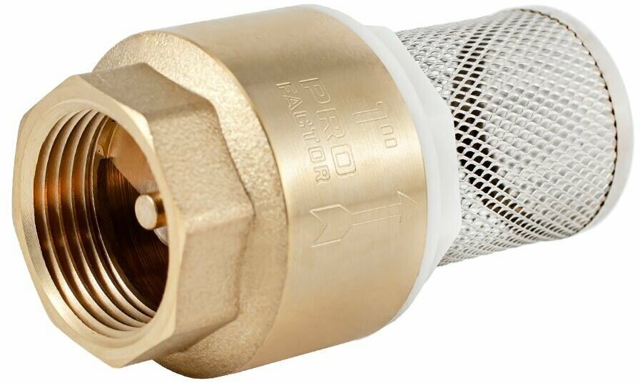 Обратный клапан гидравлический сантехнический сетка фильтр для воды PROFACTOR 1 PF CVS 248