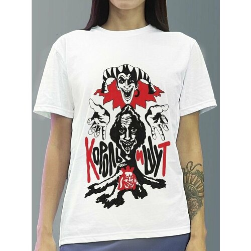 фото Футболка будь на стиле, хлопок, размер 3xs, белый