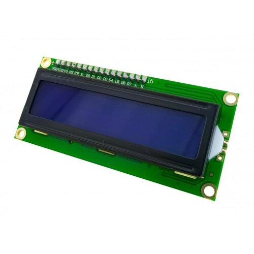 Дисплей 1602 + I2C (распаян) - синий, 2 строки pcf8574 iic i2c twi spi serial interface board support 1602lcd 2004lcd screen module lcd adapter converter