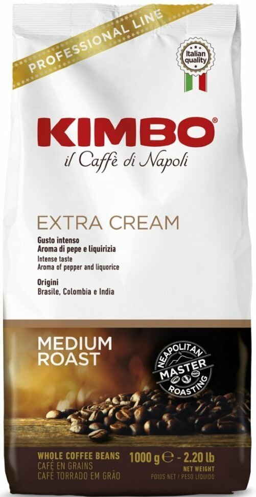 Kimbo Extra Cream 1 кг кофе в зернах (14003)