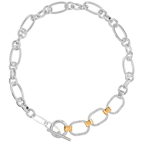 Цепь Kalinka modern story, длина 50 см, мультиколор, серый