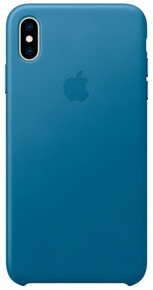 Apple Кожаный чехол Apple Leather Case Cape Cod Blue для iPhone XS Max лазурная волна MTEW2ZM/A